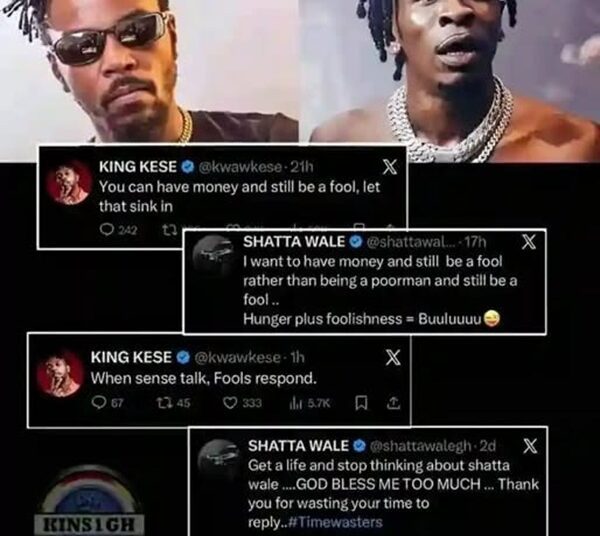 Shatta Wale and Kwawkese Lock Horns in Explosive Social Media Feud Over Money and Sense 1 Shatta Wale and Kwawkese Lock Horns in Explosive Social Media Feud Over Money and Sense