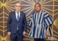 Hon. Samuel Okudzeto Ablakwa, Minister of Foreign Affairs and Regional Integration, With the Acting Ambassador of Ukraine to Ghana, Ivan Lukachuk