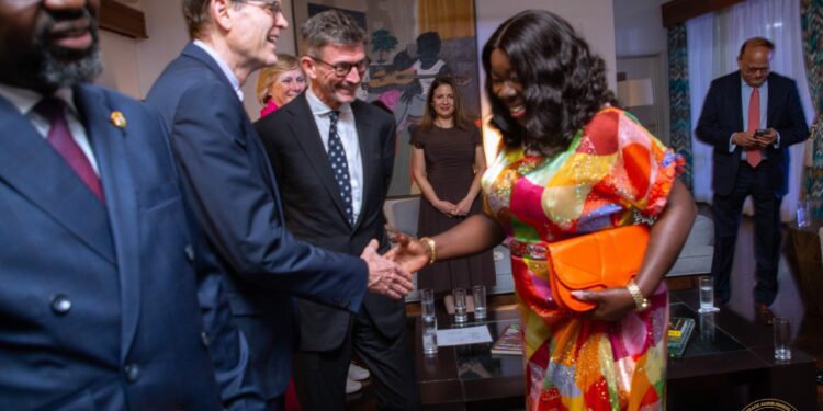 UK Investors Urged to Join Ghana’s Economic Reset 1 Hon. Elizabeth Ofosu-Adjare, Minister for Trade, Agribusiness and Industry, with British International Investment Board of Directors