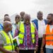 Hon. Eric Opoku, Minister of Food and Agriculture at the Kpong Irrigation Scheme