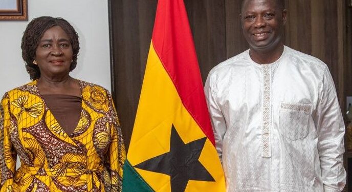 Vice President with Lands Minister