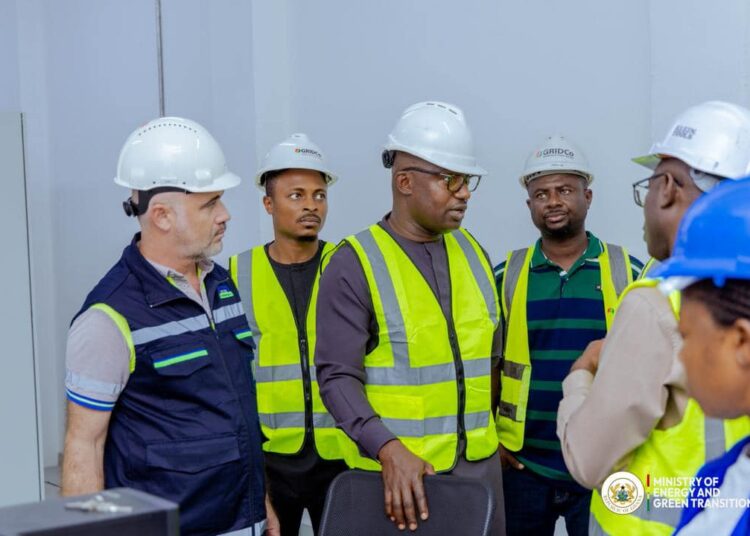 AKSA Ahwomaso Plant Comes on Stream after Integration, Adds 141MW to National Grid 1 Hon. John Abdulai Jinapor, Minister for Energy and Green Transition inspecting the completion of the AKSA Ahwomaso Power Plant Integration