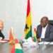 Ghana's Minister for Finance Dr Cassiel Ato Forso and Chinese Ambassador to Ghana, H E Tong Defa
