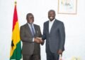 Ghana's Finance Minister Dr Cassiel Ato Forson and Chief Justice Paul Baffoe-Bonnie