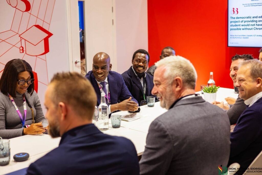 Education Minister with Google VP 6