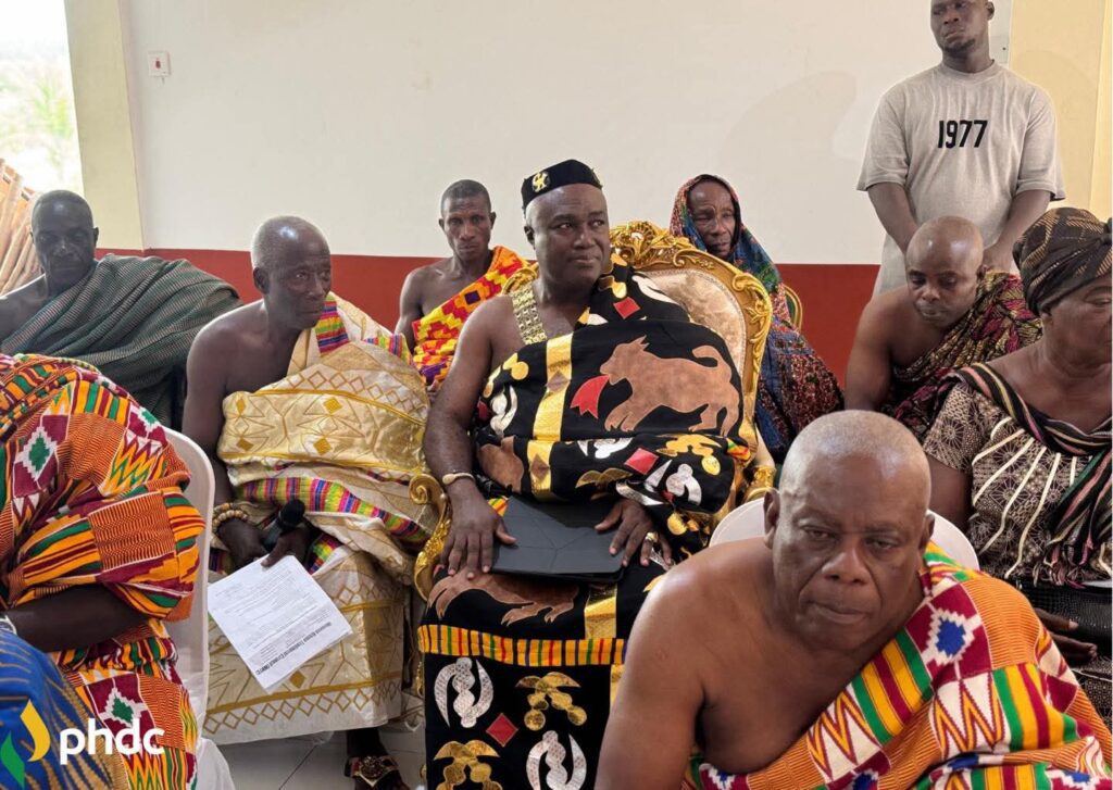 PHDC Assures Traditional Authorities of Petroleum Hub Take-Off 5 Paramount Chief of the Western Nzema Traditional Council, Awulae Kwasi Armahchi III,