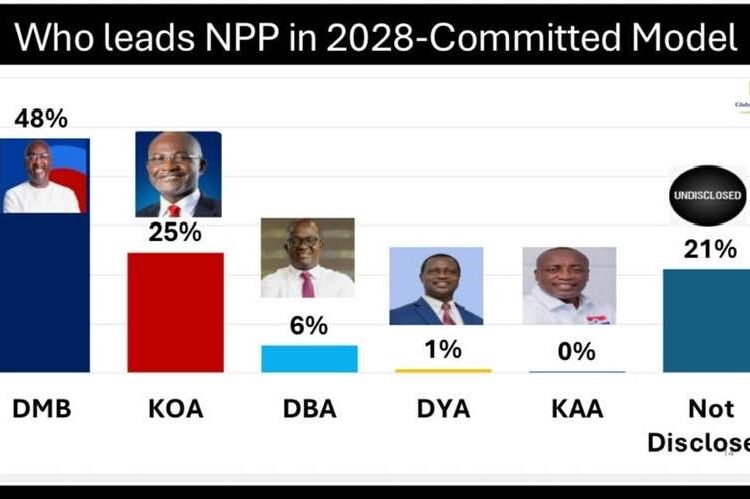 NPP Primaries: Bawumia Takes 48% Lead - Poll 1 GIA Poll @NPP Primaries