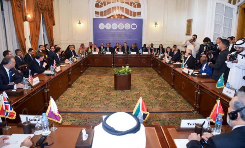 International and regional delegates attend the fifth Sudan peace coordination meeting in Cairo on Jan. 14 2026 802x485 1