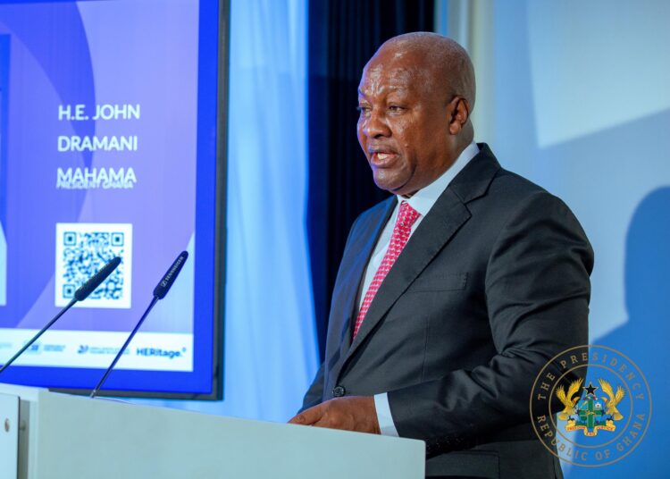 Mahama Sells Accra Reset as Panacea for Africa's Rebound @Davos Convening 1 HE John Dramani Mahama, President of Ghana speaking at the Davos Convening