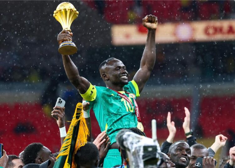 Sadio Mané Shines as Hero in Senegal's 2026 AFCON Triumph 1 Sadio Mane lifted up by his colleagues after Senegalese chaotiv victory
