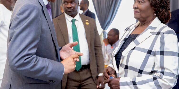 Ghana's Vice President Professor Jane Naana Opoku Agyemang a meeting with Heads of International Monetary Fund country and regional offices in Africa