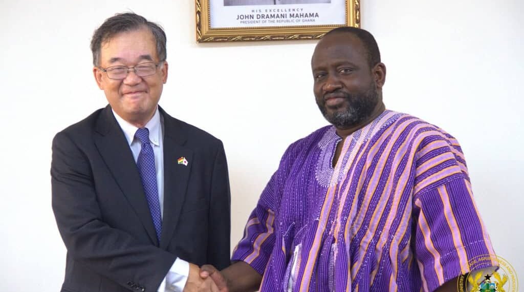 Japan Engages Ghana in Bilateral Talks Ahead of Forum 1 H.E. Hiroshi Yoshimoto and Mr. Noah Tumfo