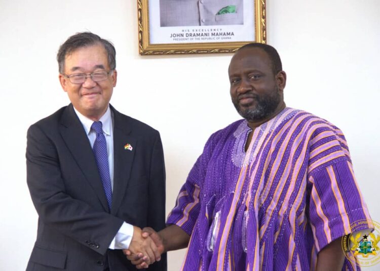 H.E. Hiroshi Yoshimoto and Mr. Noah Tumfo