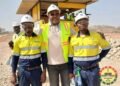 Parliament's Environment Committee at Newmont Site