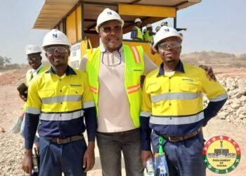 Parliament Commends Newmont for Safety Measures and Protocols 6 Parliament's Environment Committee at Newmont Site