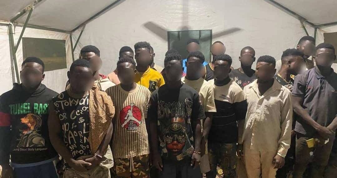22 Foreigners Arrested in Savannah Region over Galamsey 1 Apprehended Galamseyers