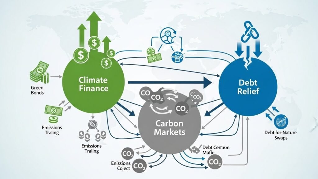 Ghana Deepens Climate Diplomacy Through High-Level Ministerial Engagement 4 Climate Finance, Carbon Markets, and Debt Relief