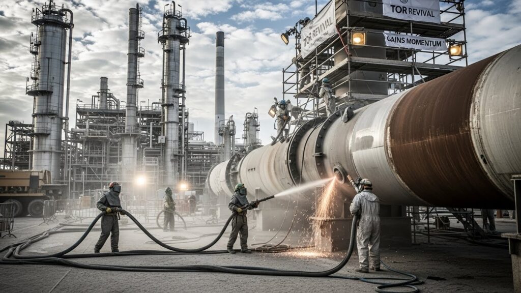 TOR Revival Gains Momentum as Critical Sandblasting Works Restore Plant Integrity 3 Whisk b1c9536d32353fd988d4d6eaec3f67e4dr