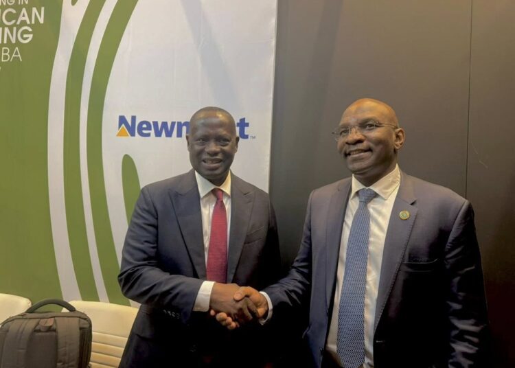 Lands Minister Engages Afreximbank for Minerals Sector Development 1 Hon. Armah-Kofi Buah with Mr. Denys Denya