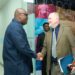 Mr. Simon Madjie, GIPC CEO with U.S. Chargé d’affaires Mr. Rolf Olson