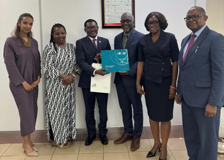 GIIF, TDB Group Target Billions In Infrastructure Synergies 1 Tom Mzumara, Group Corporate Secretary, with Mr. Nana Dwemoh Benneh, CEO of GIIF, and Representatives