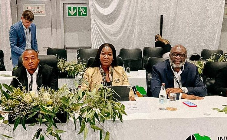 MIIF Boss Urges Catalytic Capital for African Mining 1 MIIF Boss with her staff