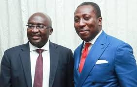 ormer Vice President Dr Mahamudu Bawumia (L) and Minority Leader and Member of Parliament for Effutu, Hon Alexander Afenyo Markin (R)