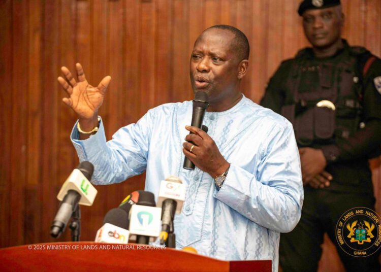 Ghana’s Minister for Lands and Natural Resources, Hon. Emmanuel Armah Kofi Buah