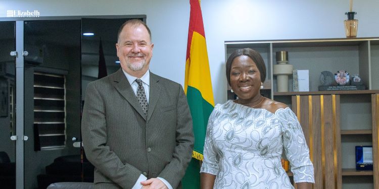 Ghana Navigates New Reciprocity Shift in AGOA Extension 1 Rolf Olson, U.S. Chargé d’Affaires, with Hon. Elizabeth Ofosu-Adjare, Minister for Trade, Agribusiness and Industry
