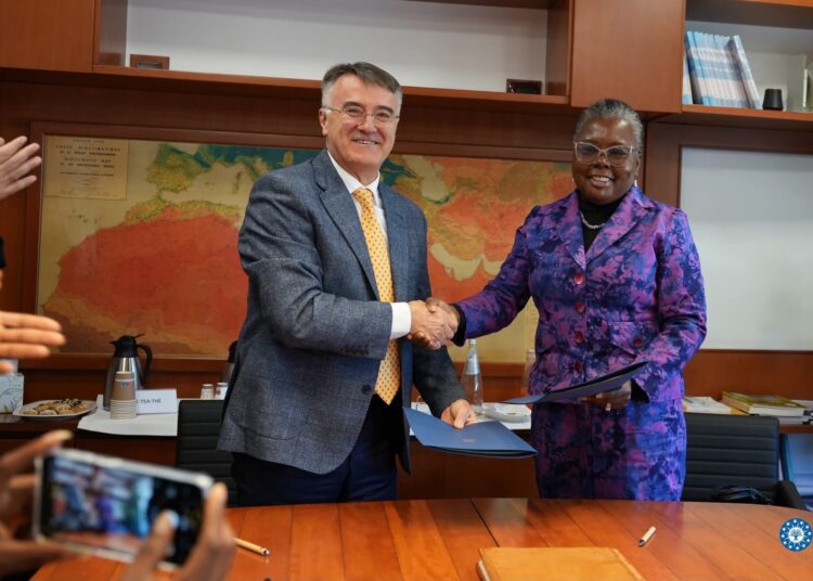 Ghana and Italy Sign Strategic Blue Economy Pact 1 Hon. Emelia Arthur, Minister for Fisheries and Aquaculture Development, with CIHEAM Bari Representative