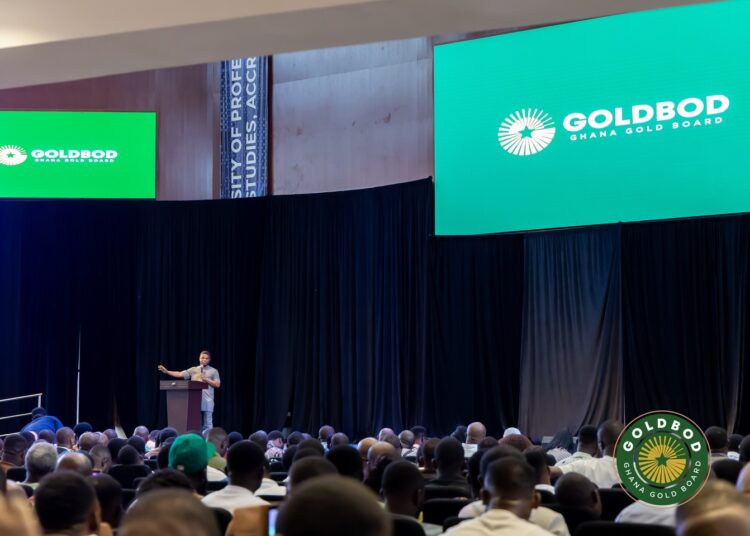 GoldBod Engages Gold Buyers on Reforms to Curb Irregularities 1 Sammy Gyamfi Esq., CEO of Goldbod leading the engagement