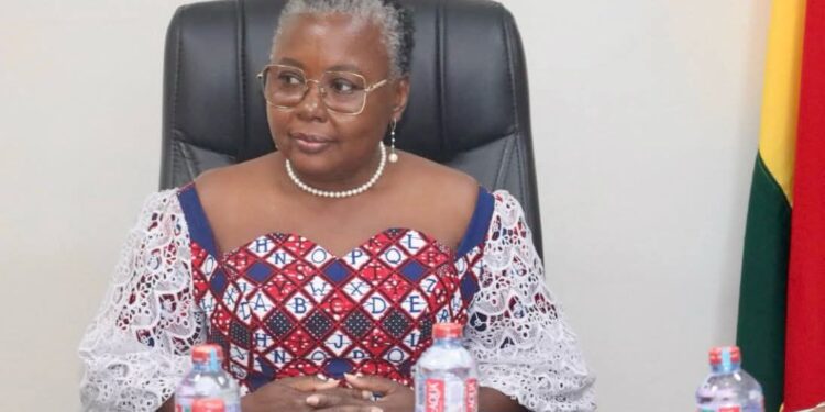 Hon. Emelia Arthur, Minister for Fisheries and Aquaculture Development