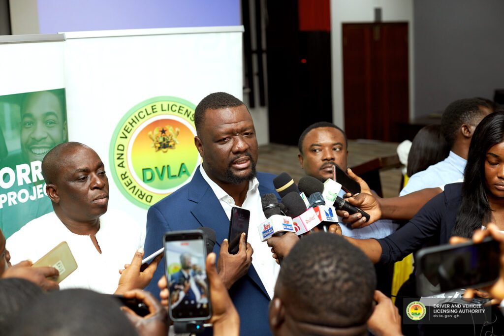 Chief Executive Officer of the Driver and Vehicle Licensing Authority (DVLA), Julius Neequaye Kotey