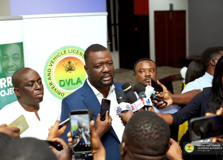 Chief Executive Officer of the Driver and Vehicle Licensing Authority (DVLA), Julius Neequaye Kotey