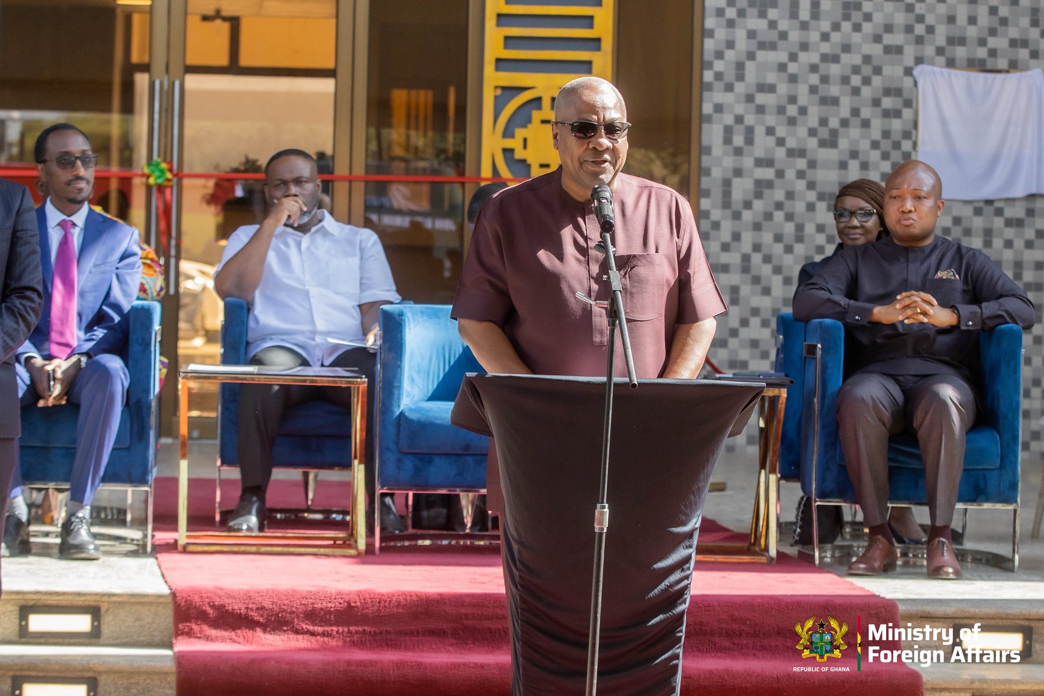 Mahama Commissions Ghana's New Embassy Chancery in Addis Ababa 2 Mahama commissions New Chancery 3
