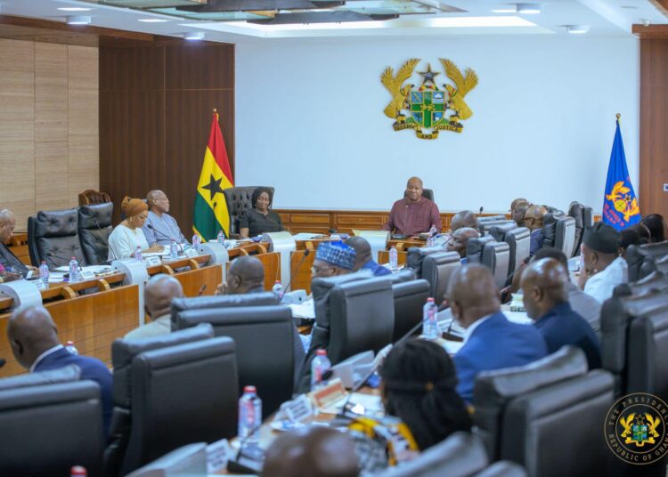 Mahama's Cabinet Backs New Financing, Faster Payments for Cocoa 1 President John Dramani Mahama, chairing a Cabinet meeting