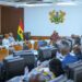President John Dramani Mahama, chairing a Cabinet meeting