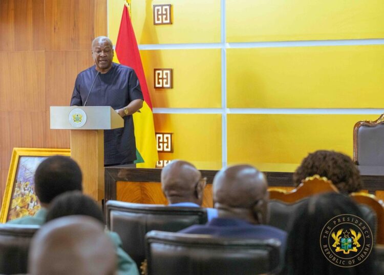 Mahama Inaugurates Presidential Advisory Group on Economy 1 President John Dramani Mahama Inaugurates Presidential Advisory Group on Economy