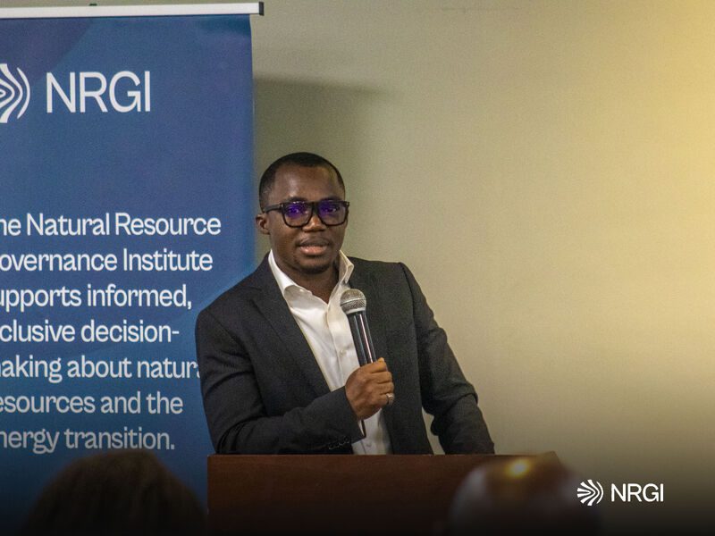 NRGI Calls for Transparency-Led Energy Sector Reset 2 Patrick Stephenson, Country Director of the Natural Resource Governance Institute (NRGI)