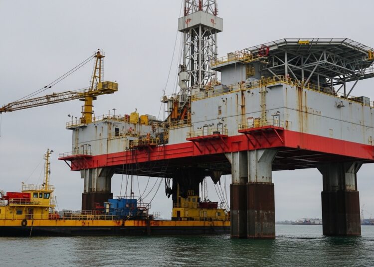 GNPC Reaffirms Commitment to Responsible Saltpond Decommissioning 1 Decommissioning of Oil Rig