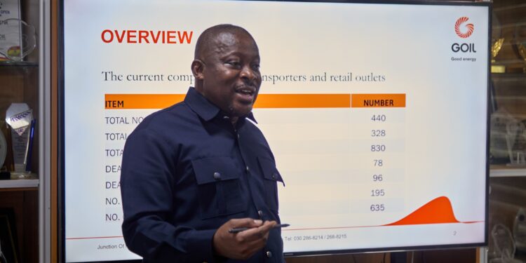 GOIL Cites Shift in Consumer Patterns, Market Fragmentation for 2022-25 Setbacks 1 Edward Abambire Bawa, the Group CEO and Managing Director of GOIL PLC