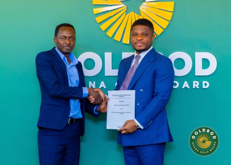 GoldBod Signs Agreement with GGSA to Support Responsible Mining 1 GoldBod CEO with GGSA Rep