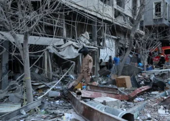 AA 20260302 40713182 40713174 HEAVILY DAMAGED STRUCTURES IN TEHRAN FOLLOWING USISRAELI ATTACKS 1772515842