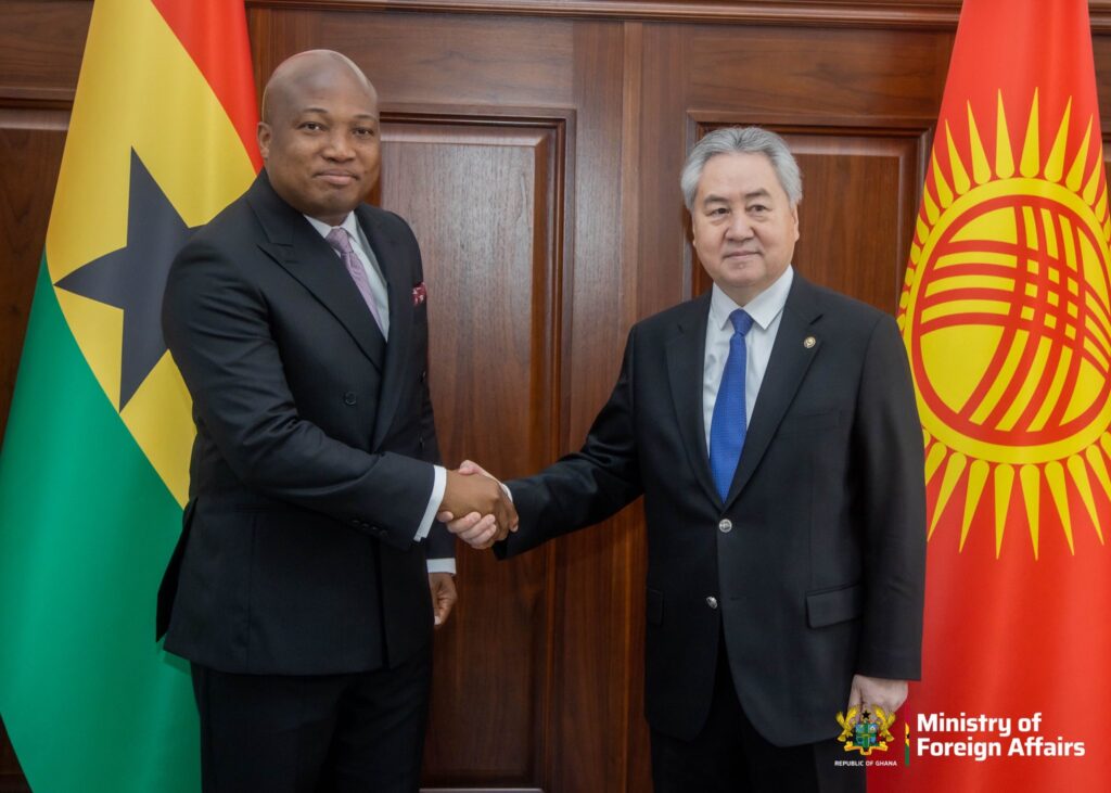 Ghana, Kyrgyzstan Sign Two Landmark Agreements to Boost Diplomatic Partnership 5 Ablakwa @Kyrgyzstan 3