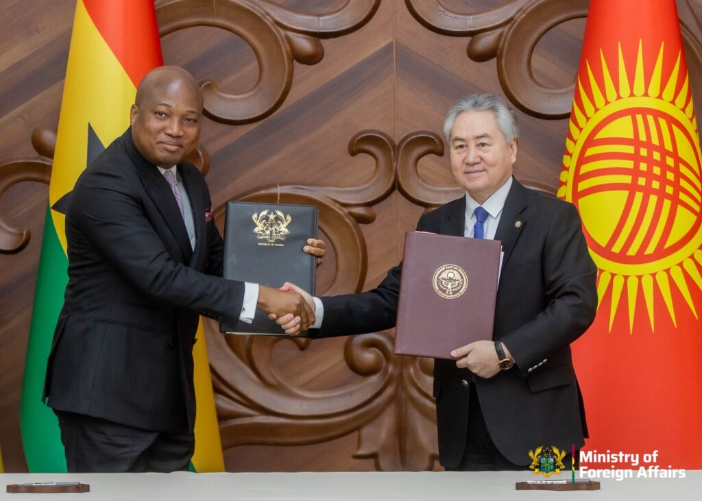 Ghana, Kyrgyzstan Sign Two Landmark Agreements to Boost Diplomatic Partnership 3 Ablakwa @Kyrgyzstan 5