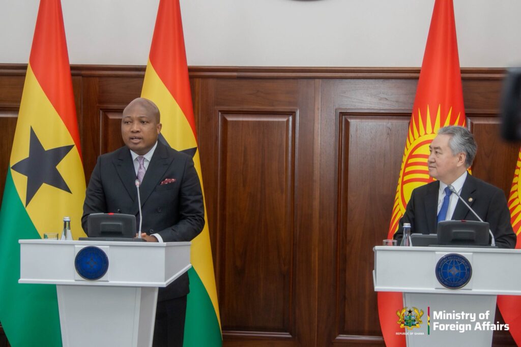 Ghana, Kyrgyzstan Sign Two Landmark Agreements to Boost Diplomatic Partnership 4 Ablakwa @Kyrgyzstan 6