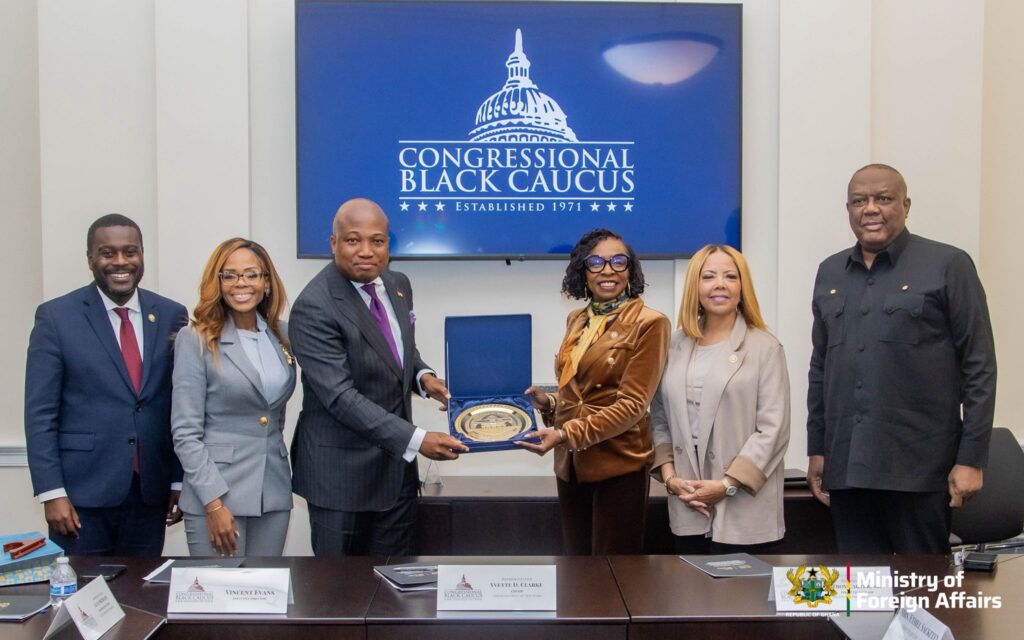 Ablakwa with Congressional Black Caucus