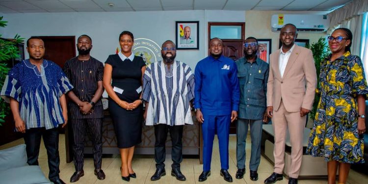 BPA to Host Special Agro-Economic Zone 1 Dr. Peter Boamah Otokunor, Director of Presidential Initiatives in Agriculture and Agribusiness, with BPA Team