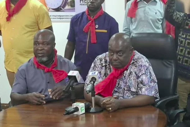 CLOGSAG Leadership led by Executive Secretary, Isaac Bampoe Addo