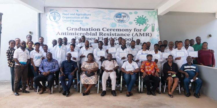 Clean Water, Healthy Fish: Eastern Region Sets Standard 1 Graduation and Certificate Award Ceremony for the Antimicrobial Resistance Aquaculture Farmer Field School in Koforidua